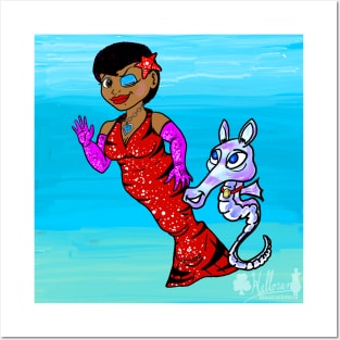 Marjorie the Mystic Mermaid Posters and Art